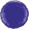 Mayflower Distributing 18 in. Purple Round Foil Balloon, 5PK 15366